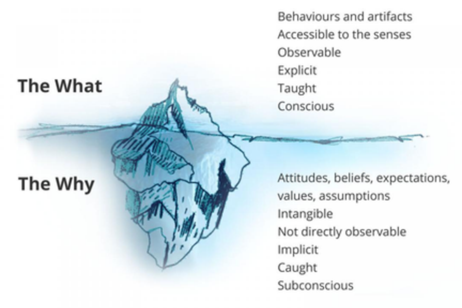 El iceberg de la cultura